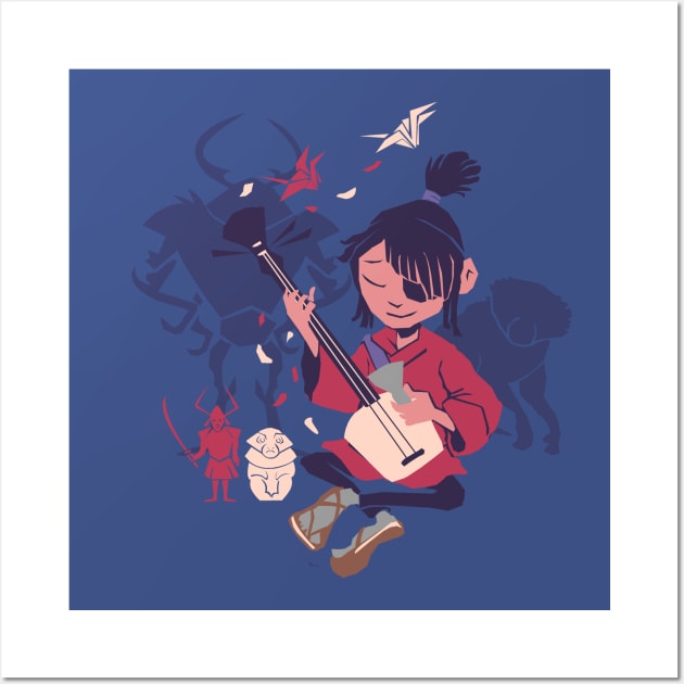 My Guitar Gently Weeps Wall Art by Kubo